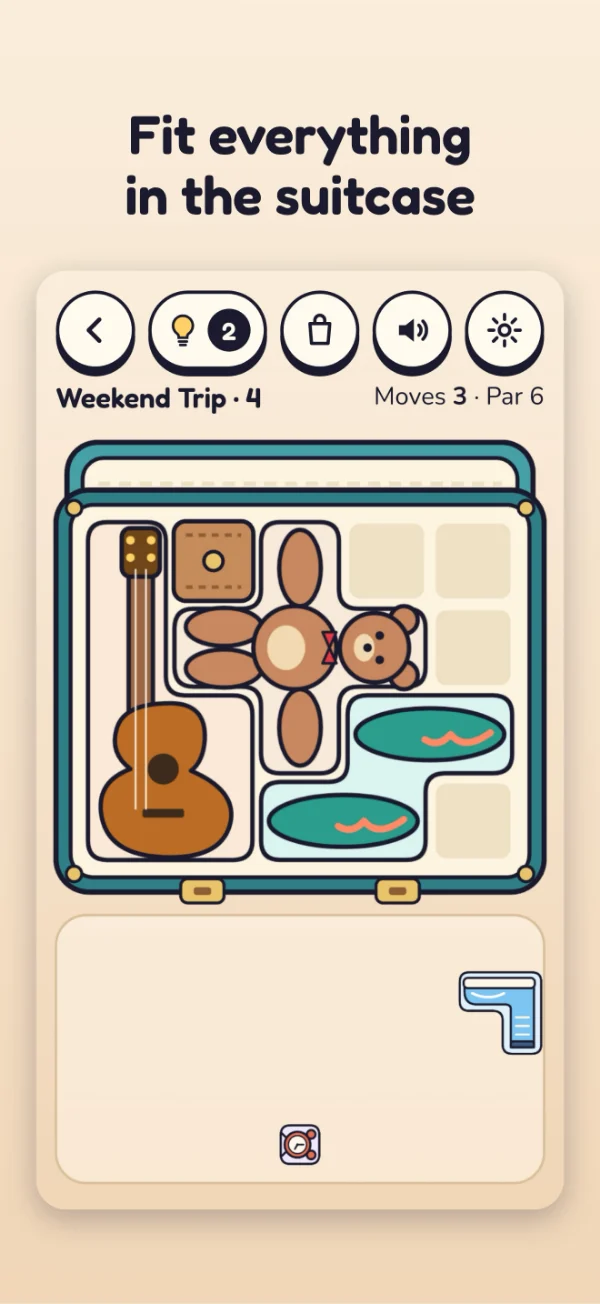 The Last Thing screenshot: Fit everything in the suitcase