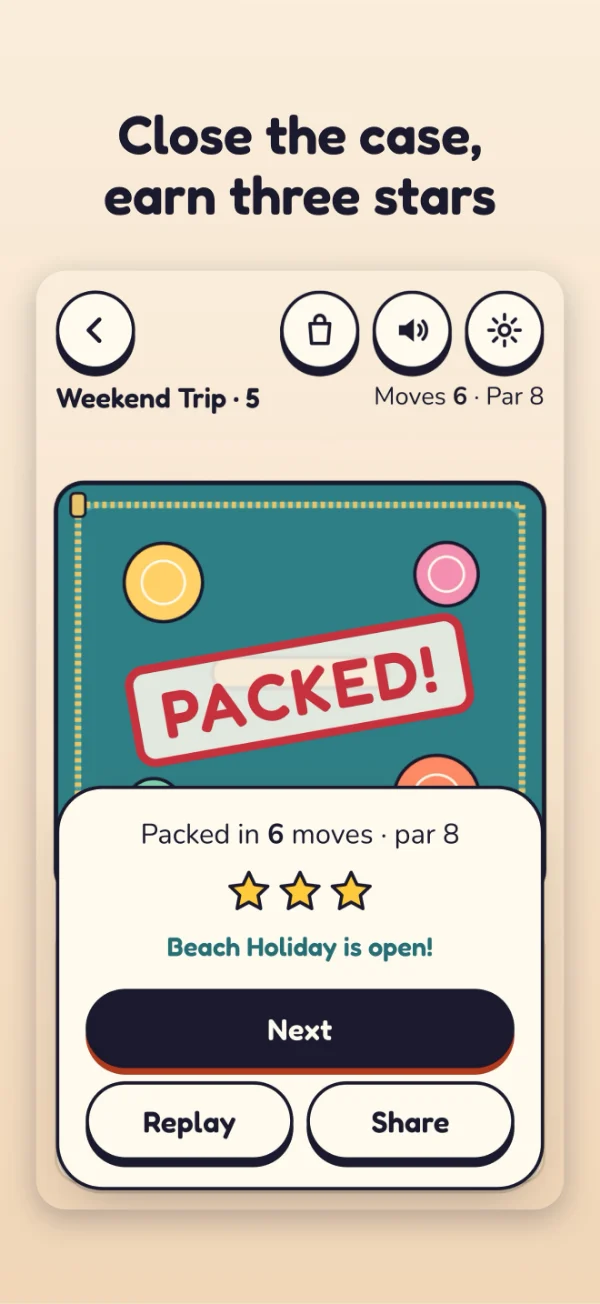 The Last Thing screenshot: Close the case, earn three stars