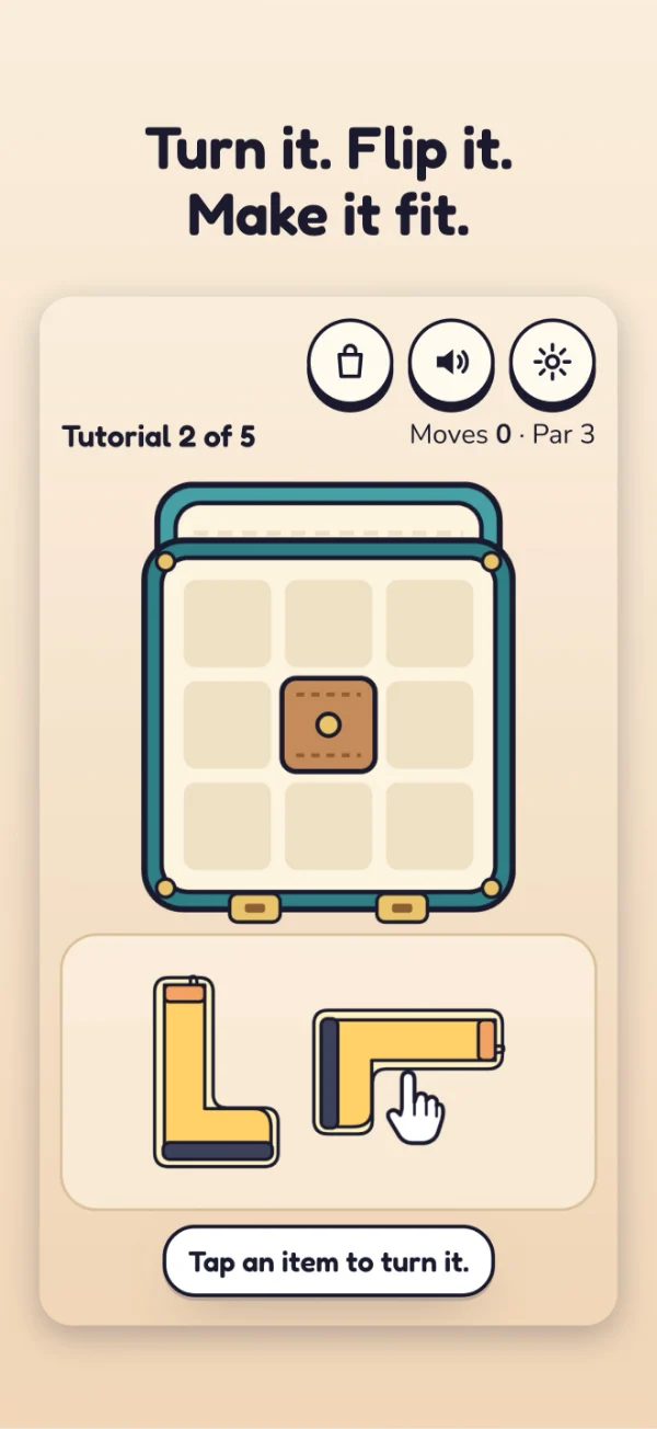 The Last Thing screenshot: Turn it. Flip it. Make it fit.